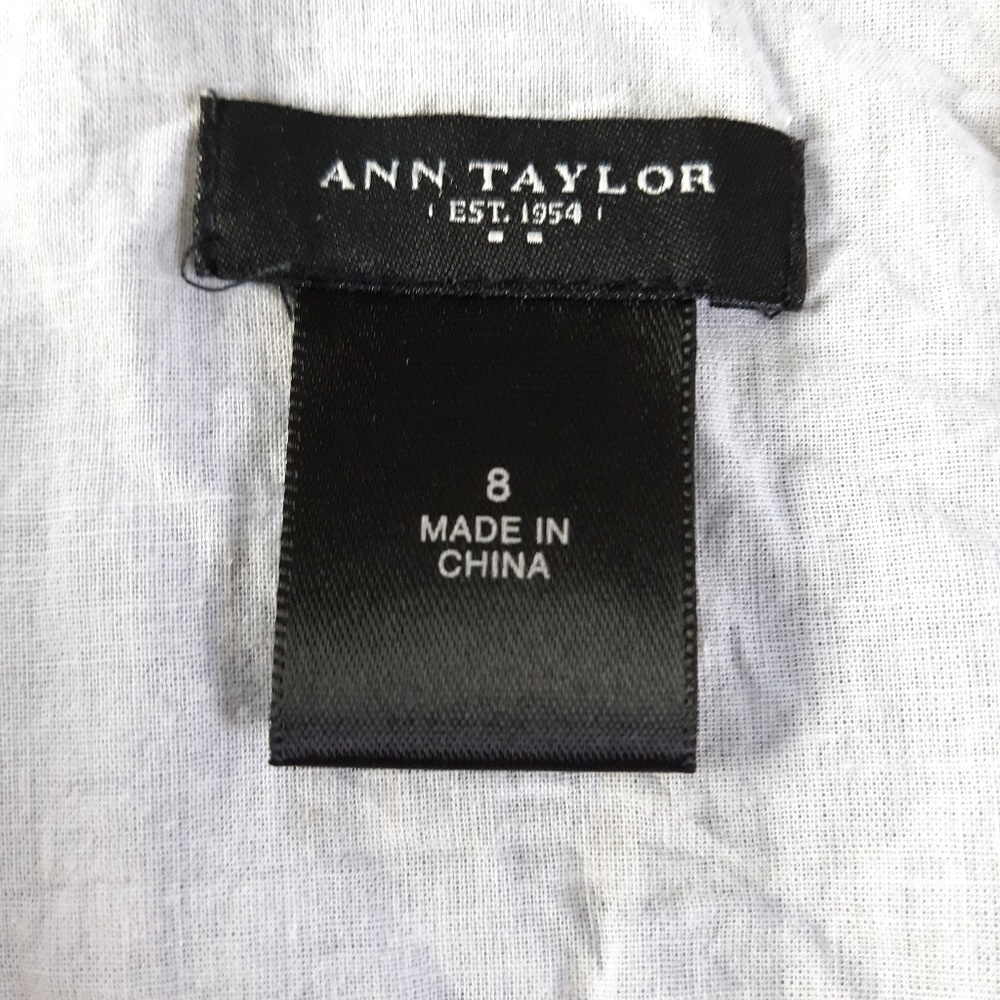 Ann Taylor Black Overlay skirt - Picture 5 of 6